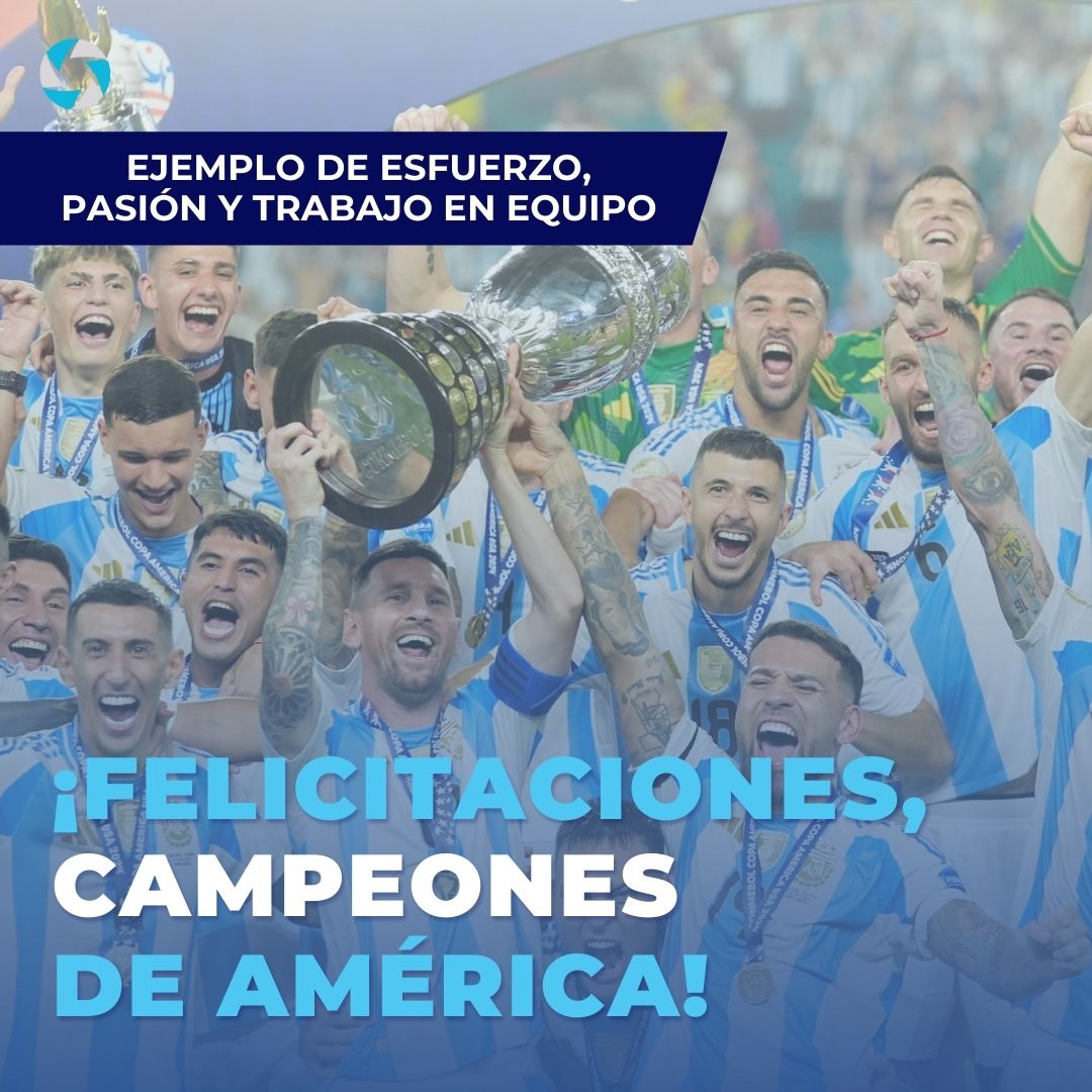 ¡Felicitaciones, campeones de América!